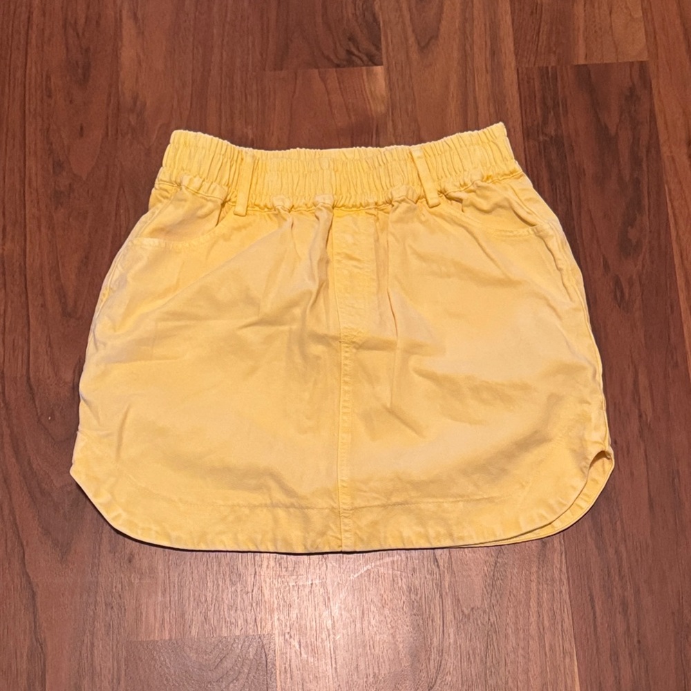 Yellow Mini Skirt